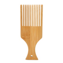 Peine para Tejer Tapicería de Madera de Bambú con Agujero, Herramienta Multiusos DIY para Macramé, Tejido Manual y Cuidado de Barba o Cabello...      
