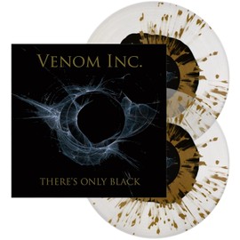 There's Only Black - Clear w/ Black Yolk & Gold Splatter (Vinyl)