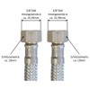 Reinforced hose 3/8 inch nut x 3/8 inch nut, flexible