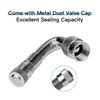 6-Pack Valve Stem Extenders, Mellbree 45 Degree 90 Degree 135