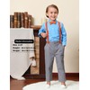 A&J DESIGN Ropa para Bebé Niño Traje Boda de Mangas