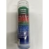 Seven Saints (7 Santos) 7 Color Unscented Pillar Candle in
