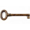 Furniture Key Antique Style Furniture Bronzed Replacement Key Blank Brass