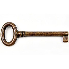 Furniture Key Antique Style Furniture Bronzed Replacement Key Blank Brass Patina 3010/52.01