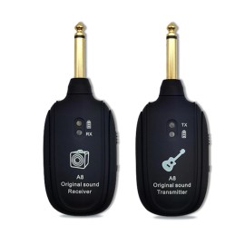 Unbranded A8 Guitar Wireless System Transmitter Receiver for Electric Guitar Bass Violin b