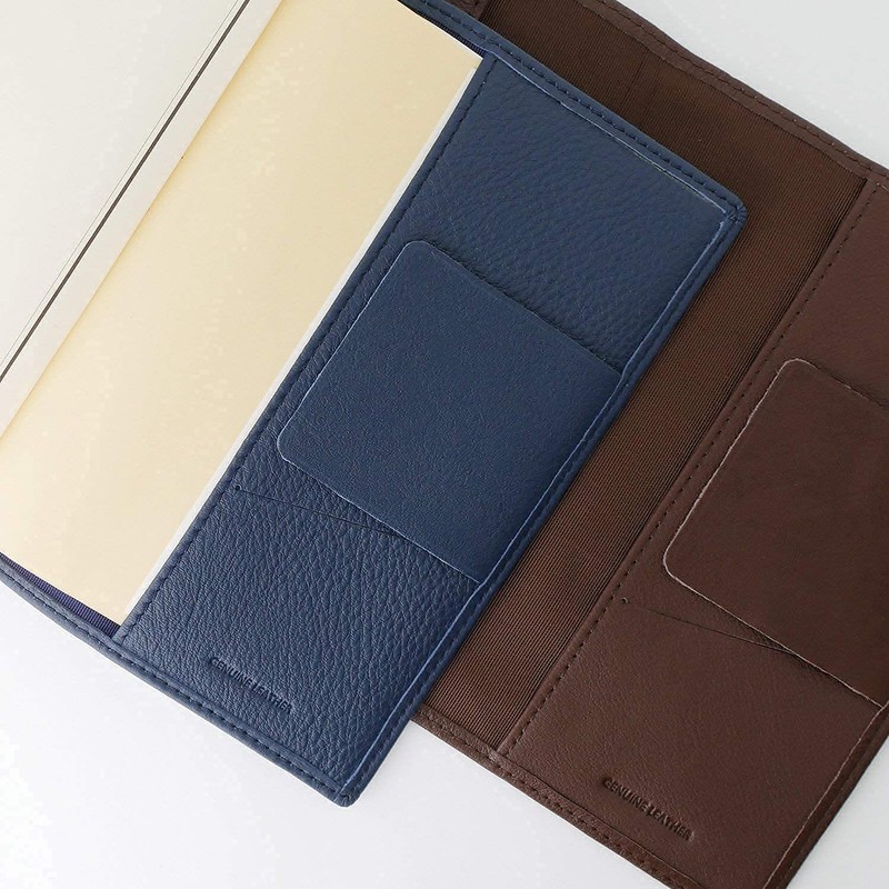 Slip-on OSL Free Type Bunko Book Cover Dark Navy OSL-3201