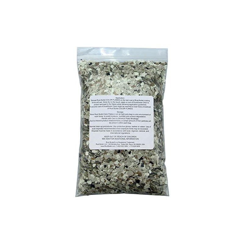 RUST BULLET Decorative Color Flakes - Desert Sand - Customize