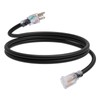 EP 6 Ft Lighted Outdoor Extension Cord - 12/3 SJTW