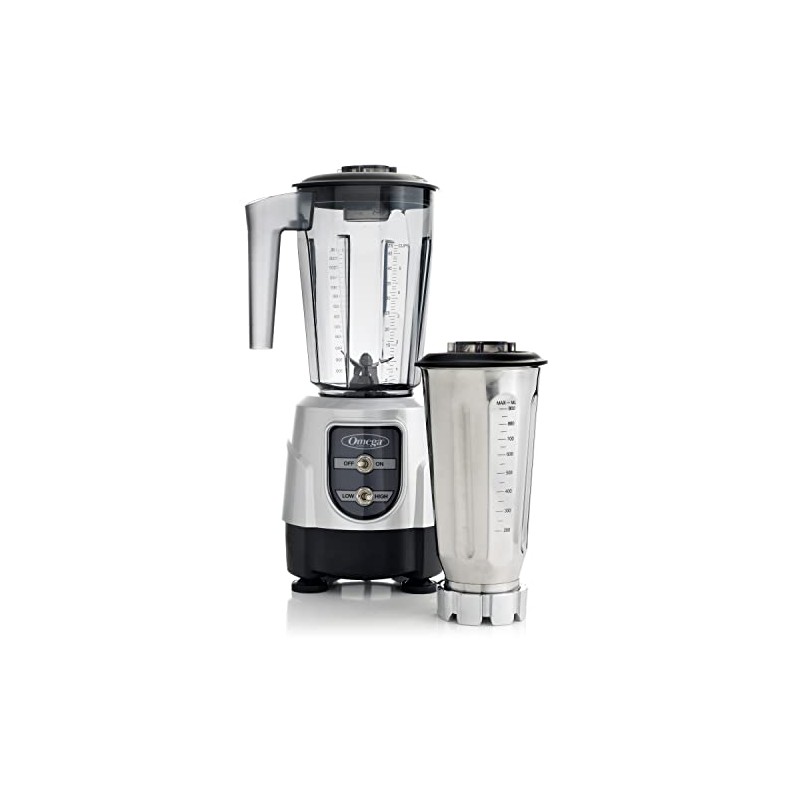 Omega BL390S Blender 1-HP Motor with Tritan Copolyester and Stainless