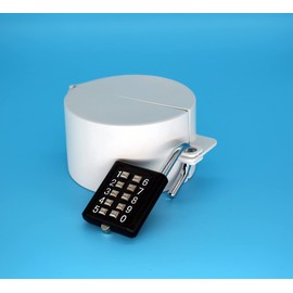 KAFENDA Door Handle Lock - Prevents Access to Keyhole, Easy to Use, Fits Round Door Handles up to 3.5" Diameter and Tap Locks Prevent Water Theft