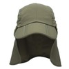 Connectile Kids' Summer UPF 50+ Flap Cap, Quick Drying, Wide
