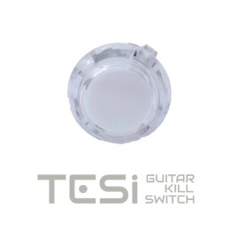 Tesi DITO Snap-in 24MM Guitar Arcade Button Kill Switch Clear