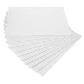LALAFINA 10pcs Blank Foam Board Poster Board Foam Boards Foam Board Material Foams Board DIY Foam Board Craft Foam Board Large Foam Board Foams DIY Board Core Board A4 Model White