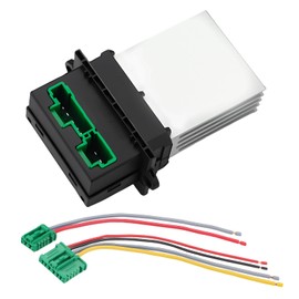 GEARLEADER GEARLEADER Heater Resistor Blower Motor Resistor with Wiring Plug for Fit for Citroen C5 / C3 / C2, for Peugeot 207/406 / 607/1007, for Renault Scenic I/II