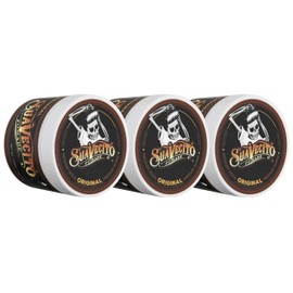 Suavecito Pomade Original Hold 4 oz, 3 Pack - Medium Hold Hair Pomade For Men - Medium Shine Water Based Wax Like Flake Free Hair Gel - Easy To Wash Out - All Day Hold For All Hairstyles