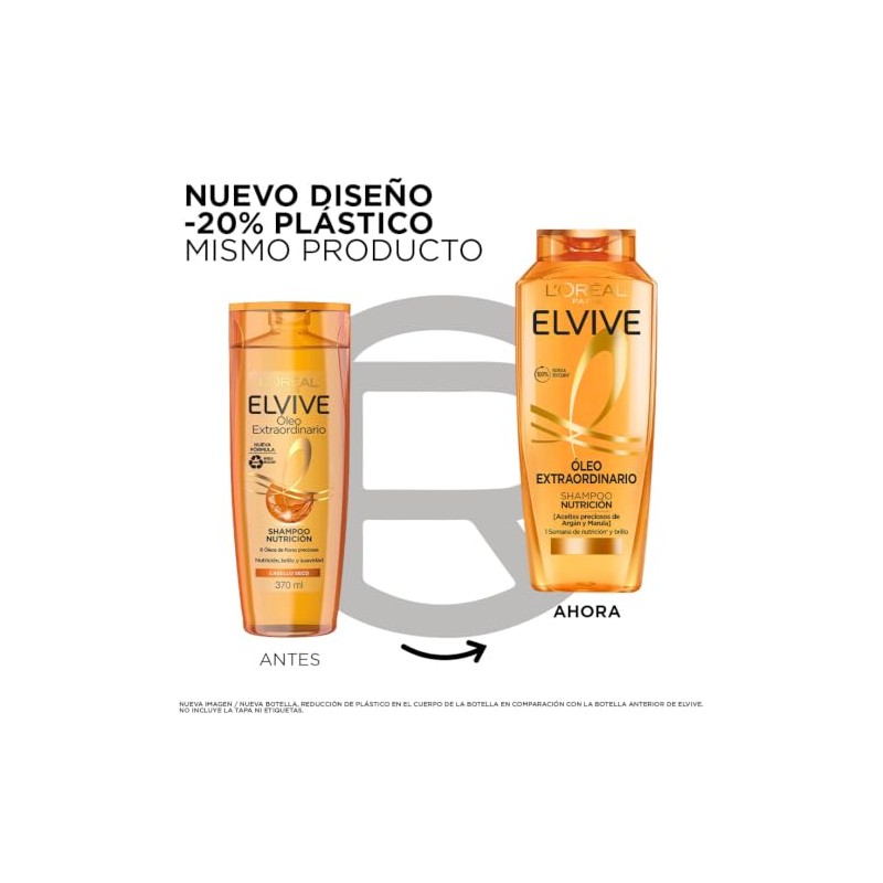 L'Oréal Paris Shampoo Óleo Extraordinario Elvive 370 ml