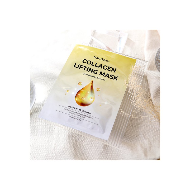 Hanganic Large Capacity Collagen Lifting Mask Pack 30ml x 100