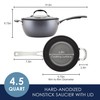 Rachael Ray Cook + Create Hard Anodized Nonstick Saucier Pan/Saucepan