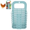 Foldable Chicken Vegetable Basket Cock Hen Fruit Hanging Feeder Feeding