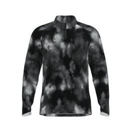 Boombah Boys Baseball Contact Verge Quarter Zip Black/Charcoal - Size Youth Large