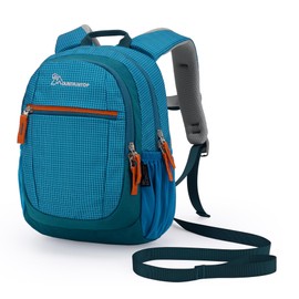 Mountaintop Children's Backpack, Toddler Backpack with Lead, Nursery Backpack for Girls 1-3 Years, 24 x 9.5 x 31 cm, 10L - Light Blue