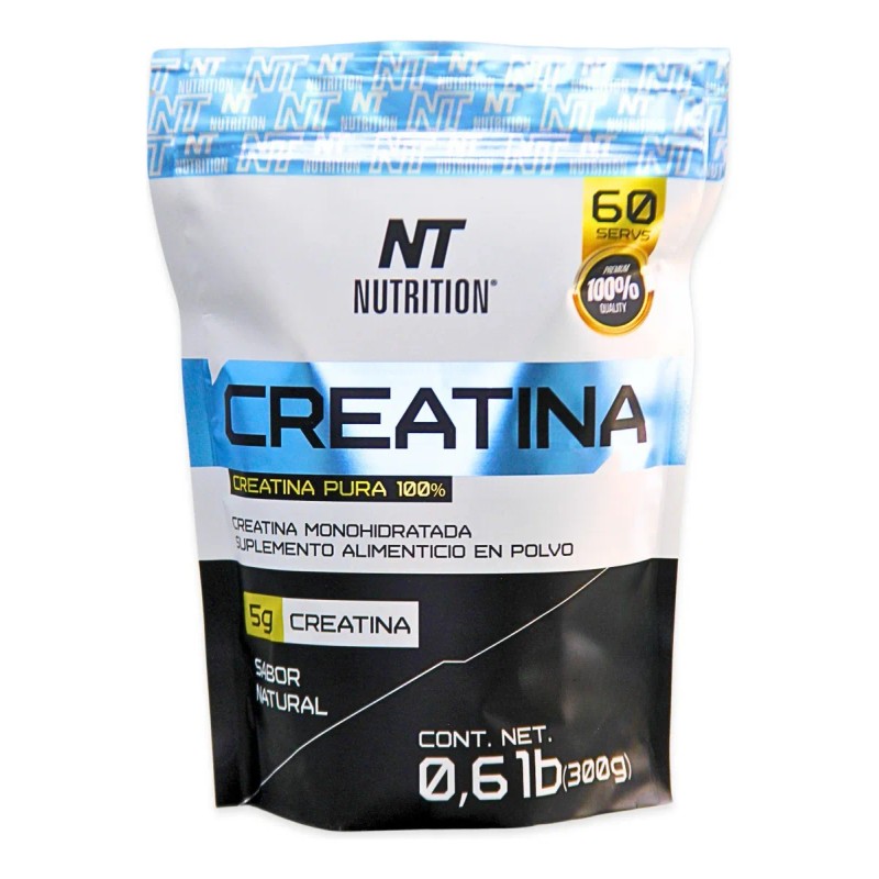 Pack Whey Protein 600g Y Creatina Premium 300g Nt Nutrition.