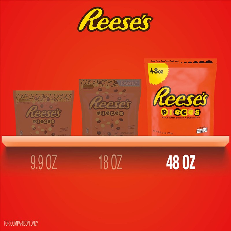 REESE'S PIECES Peanut Butter in a Crunchy Shell, Candy Bulk