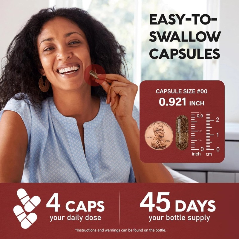 Beef Liver Capsules 3000 mg - Organic Desiccated Beef Liver