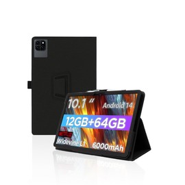 for Callsky-Tab Ctab 10 Tablet 10.1 inch Tablet Case,Folding Stand Protective Cover for Callsky-Tab Ctab 10 Tablet with Pencil Holder and Wrist Strap,Premium PU, Scratch Resistant(Black)