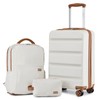 Kono Suitcase Set 3 Piece Luggage Set Carry On Travel