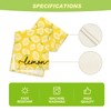 Yellow Leaves Lemon 210 GSM Summer Table Runner, Seasonal Kitchen