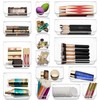 25 PCS Clear Plastic Drawer Organizers Set, 4-Size Versatile Bathroom