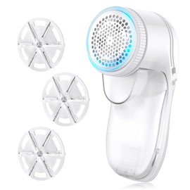 Fabric Shaver, Electric Lint Remover, Lint Shaver with 3 Replaceable Blades USB Rechargeable, Sweater Shaver, Clothes Shaver, Pilling Remover, Fabric Shaver Fuzz Remover for Clothes Furniture