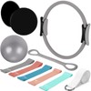Arrowbash Set of 6 Style Pilates Home Equipment Set Grey