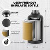 RAYMYLO Insulated Water Bottle 64 oz, Triple Wall Vacuum Stainless