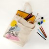 SKAPADORO, Canvas Zip Tote - 100% Cotton, Ecofriendly Printed Tote