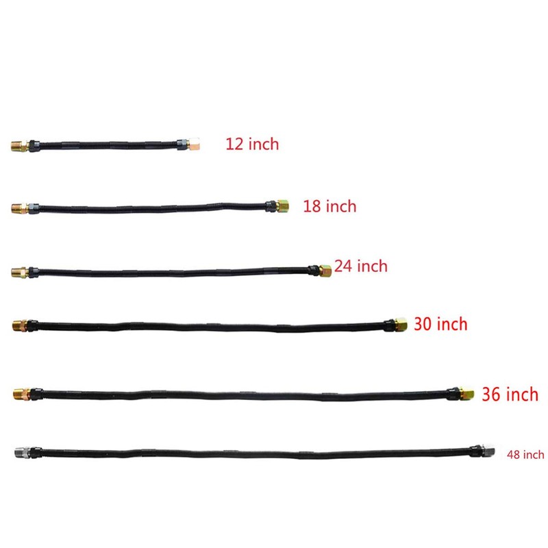 Stanbroil 3/8" X 48" Non-Whistle Flexible Flex Gas Line with