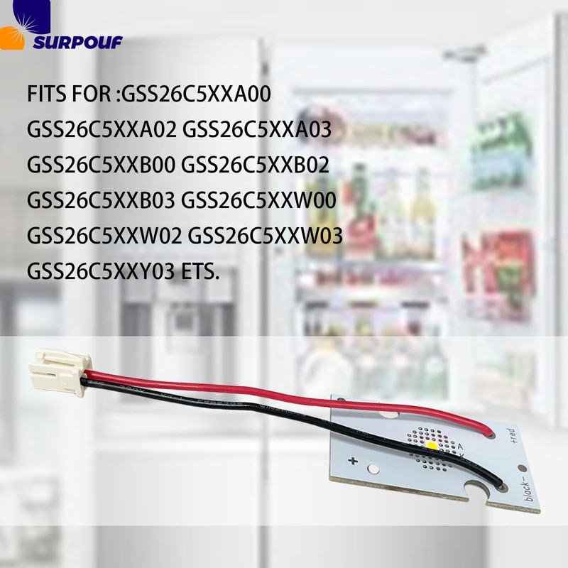 SURPOUF 5PCS W10695459 LED Refrigerator Light Board Replacement W10660728 W11126053