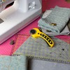 OfficeTree Dressmaking Ruler 30 x 15 cm Patchwork Ruler for