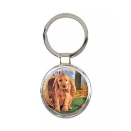 Gift Keychain : Dog Pet Animal Puppy Cocker Spaniel Canine Mom Dad