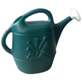 Union Products Watering Can, 2 Gallon Plastic Gardening Water Jug with 2 Handles for Garden, Indoor Plants, and Outdoor Flower Pots, Green