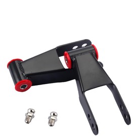 410520 2Pc Rear Drop Lowering Shackle Suspension Kit Compatible with Chevy 1988-2018 & GMC C1500/C2500 1988-2019 Silverado Sierra 1500