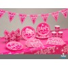 Pioneer Party 45577 Party Banner, Pink, 16th Sparkle Bunting