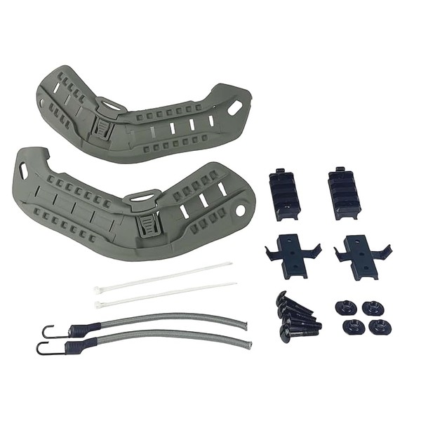Airsoft Paintball Military Side Rail Set Guide Accessories for MICH