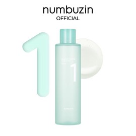 numbuzin No.1 Pure-Full Calming Herb Toner | Breakouts, Redness, Excess Oil Control, Blackhead Removal | Centella Asiatica, Heartleaf, Licorice Root | Acne-Prone, Sensitive Skin | 10.14 fl. oz.