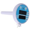 Floating Water Thermometer Electronic Solar Charging LCD Display Swimming Pool