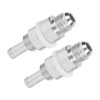 2pcs AN6-5/16 Hose Barb Adapter Aluminum Fuel Pump Tank Fitting