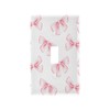 Blueangle Toggle Light Switch Wall Plate Cover - Pink Ribbon