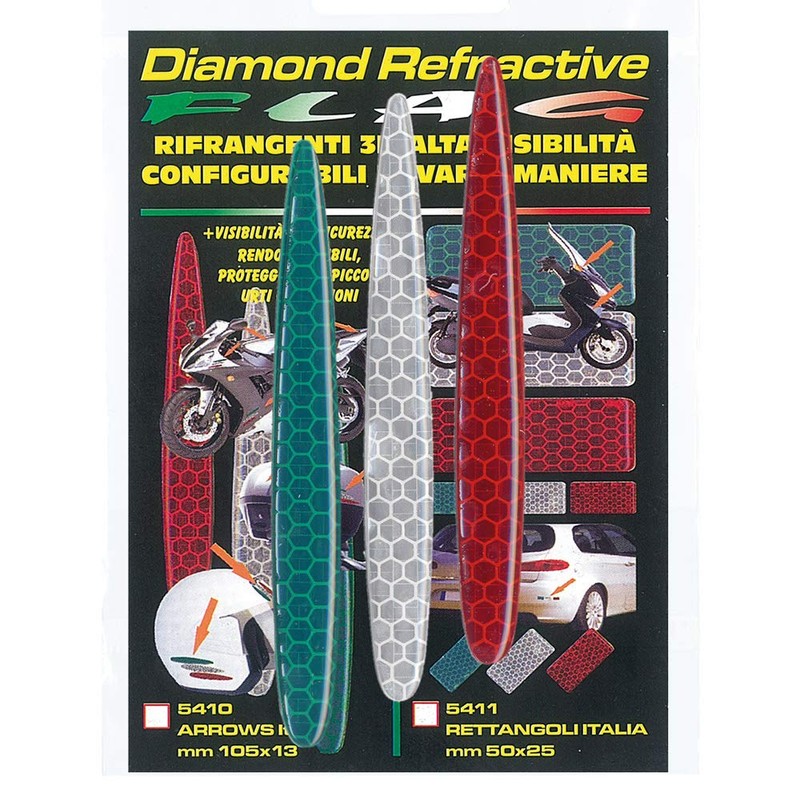 Quattroerre 5410 Stickers Diamond Refractive Arrows Italy 3d