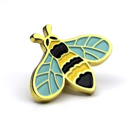 Honey Bee Enamel Pin - Nature Animal Mini Badge Cute Wildlife Lapel Jewelry (5PCS)